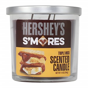 Triple Wick Scented Candle 14oz - Hershey's Smores [TWC14]